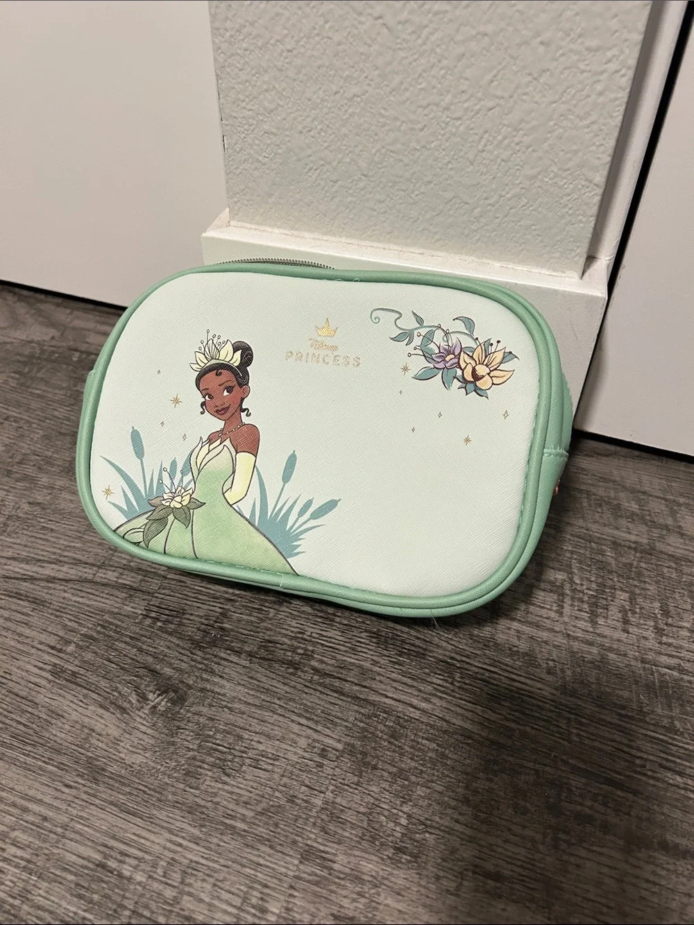 Light Green Princess Tiana Kids Accessory Pouch